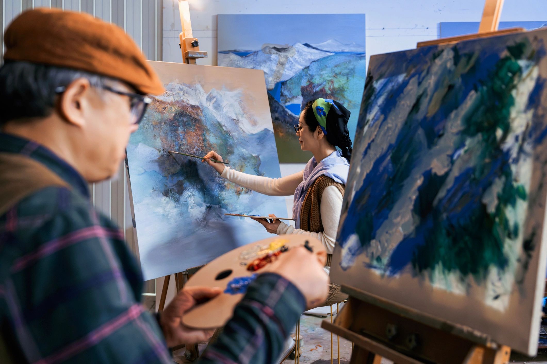 Student artwork from The Creative Mindz studio